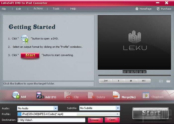 LeKusoft DVD to iPod Converter,LeKusoft,DVD to iPod Converter,DVD到iPod转换器